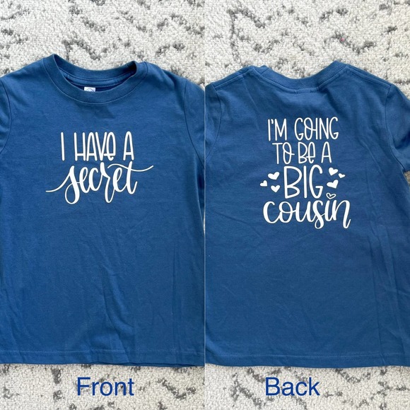 Boutique Other - Toddler Pregnancy Announcement Shirt